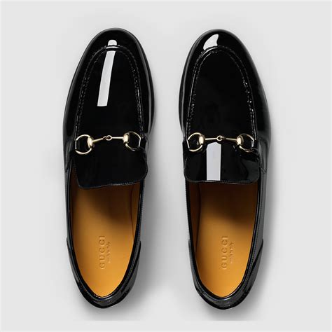 gucci horsebit detailed patent leather loafers|Gucci leather horsebit loafer women's.